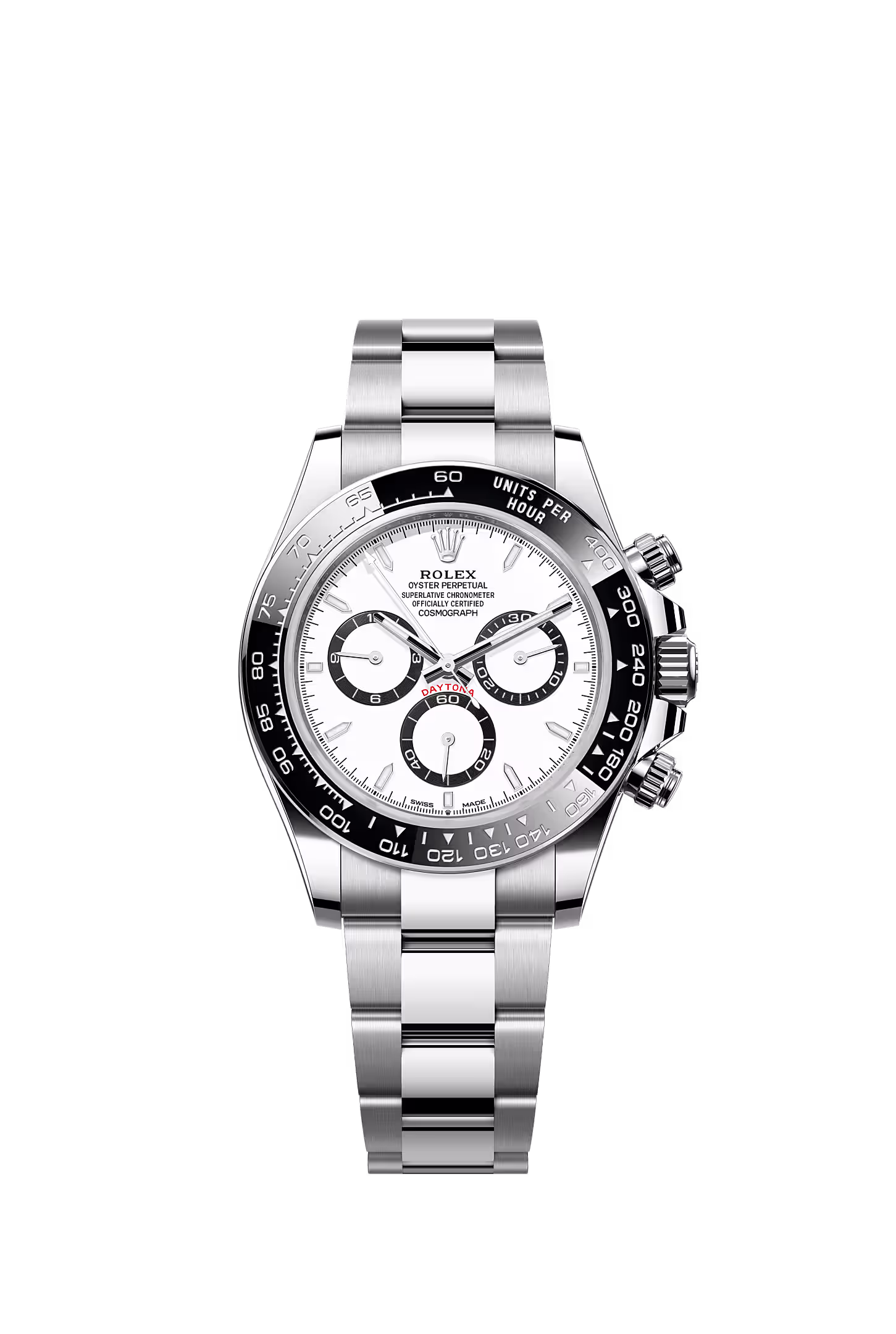 Rolex 126500LN Cosmograph Daytona Stainless Steel Cerachrom White Oyster, Referentie 126500LN-0001