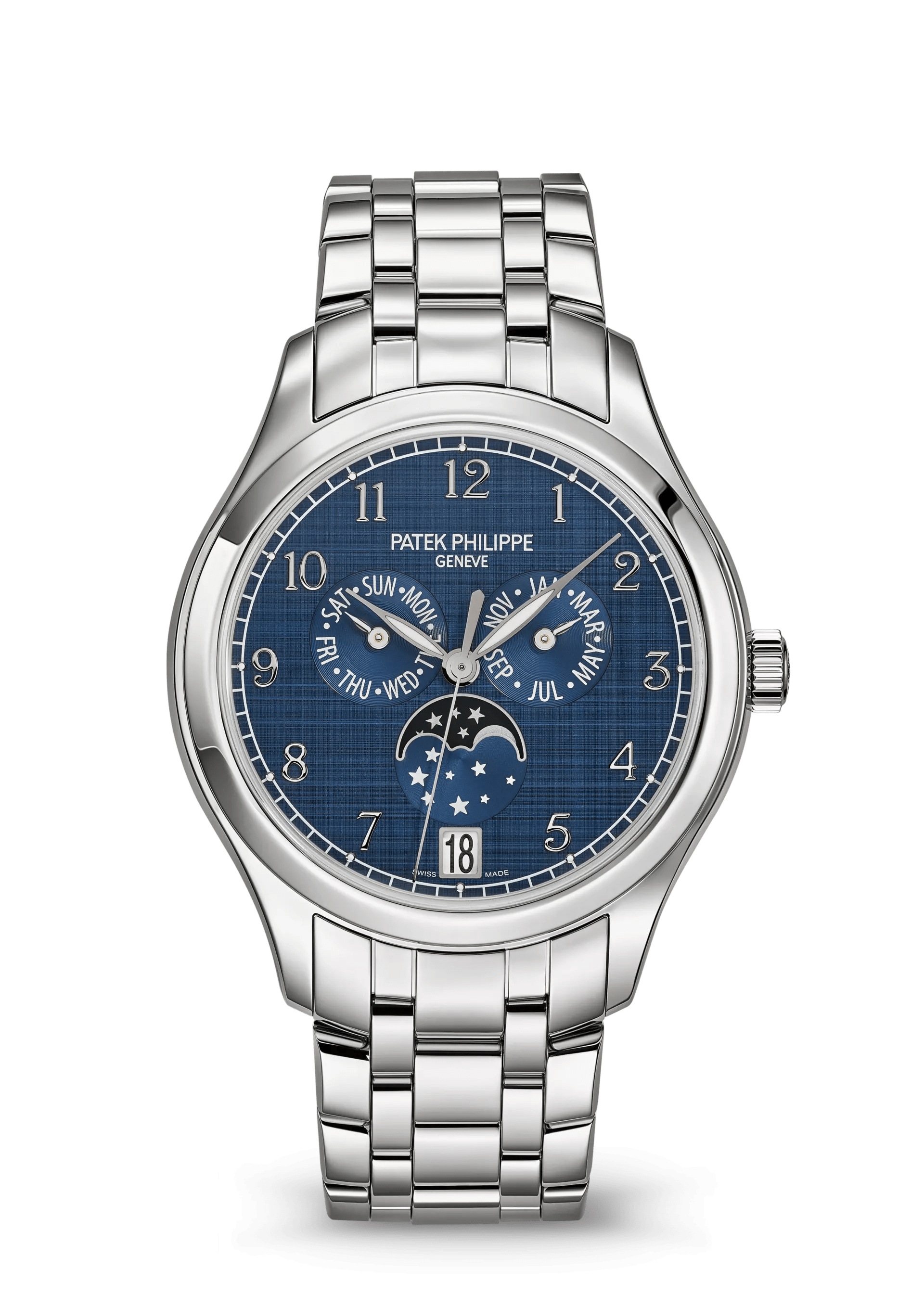 Patek Philippe Annual Calendar 4947 Stainless Steel Blue, Referentie 4947/1A-001