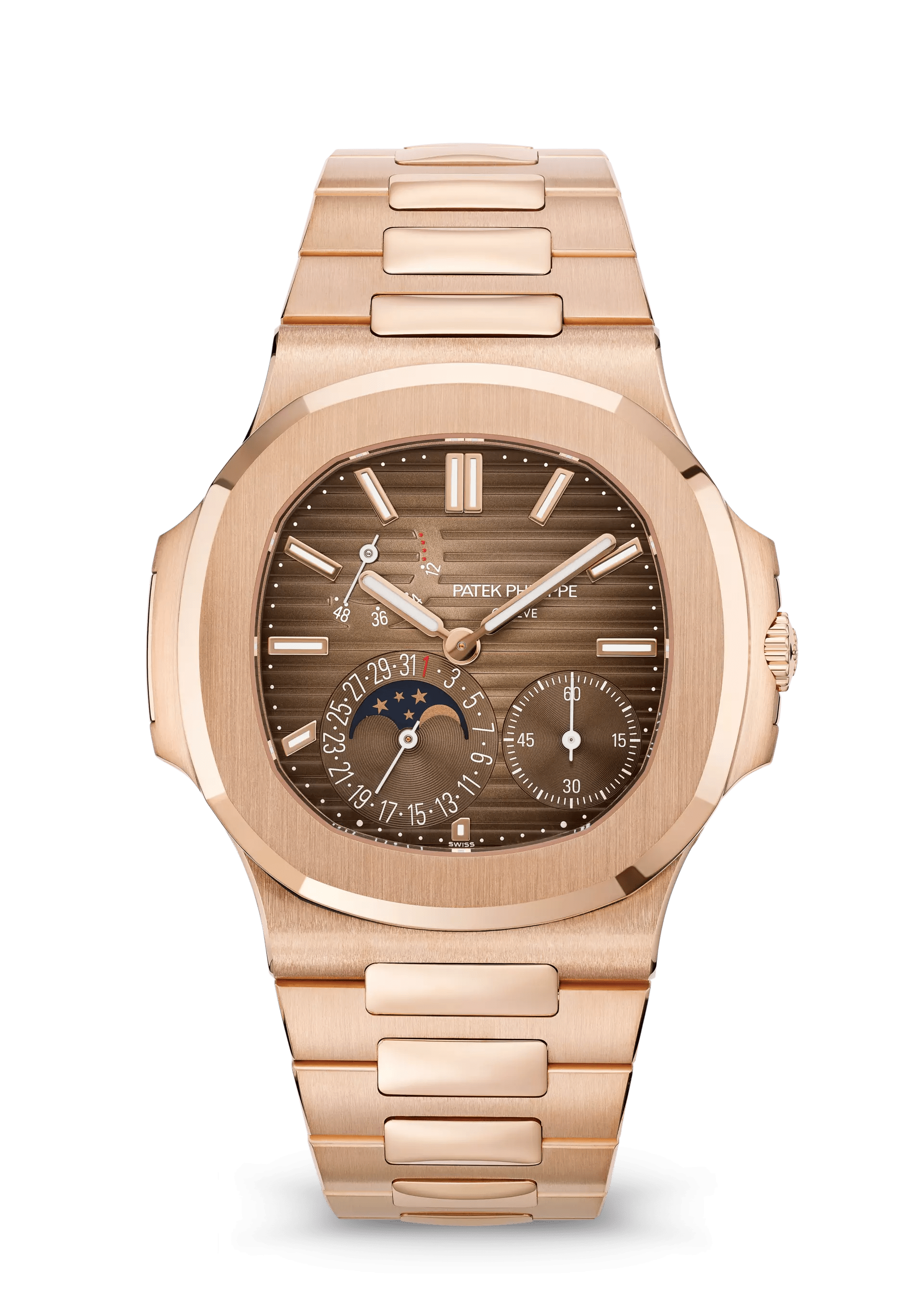 Patek Philippe Nautilus 5712 Rose Gold Brown, Referentie 5712/1R-001