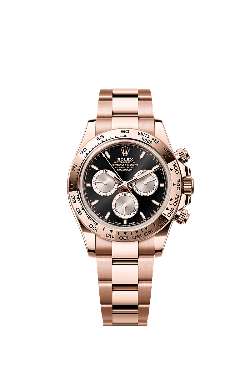 Rolex 126505 Cosmograph Daytona Everose Black Sundust Oyster, Referentie 126505-0001