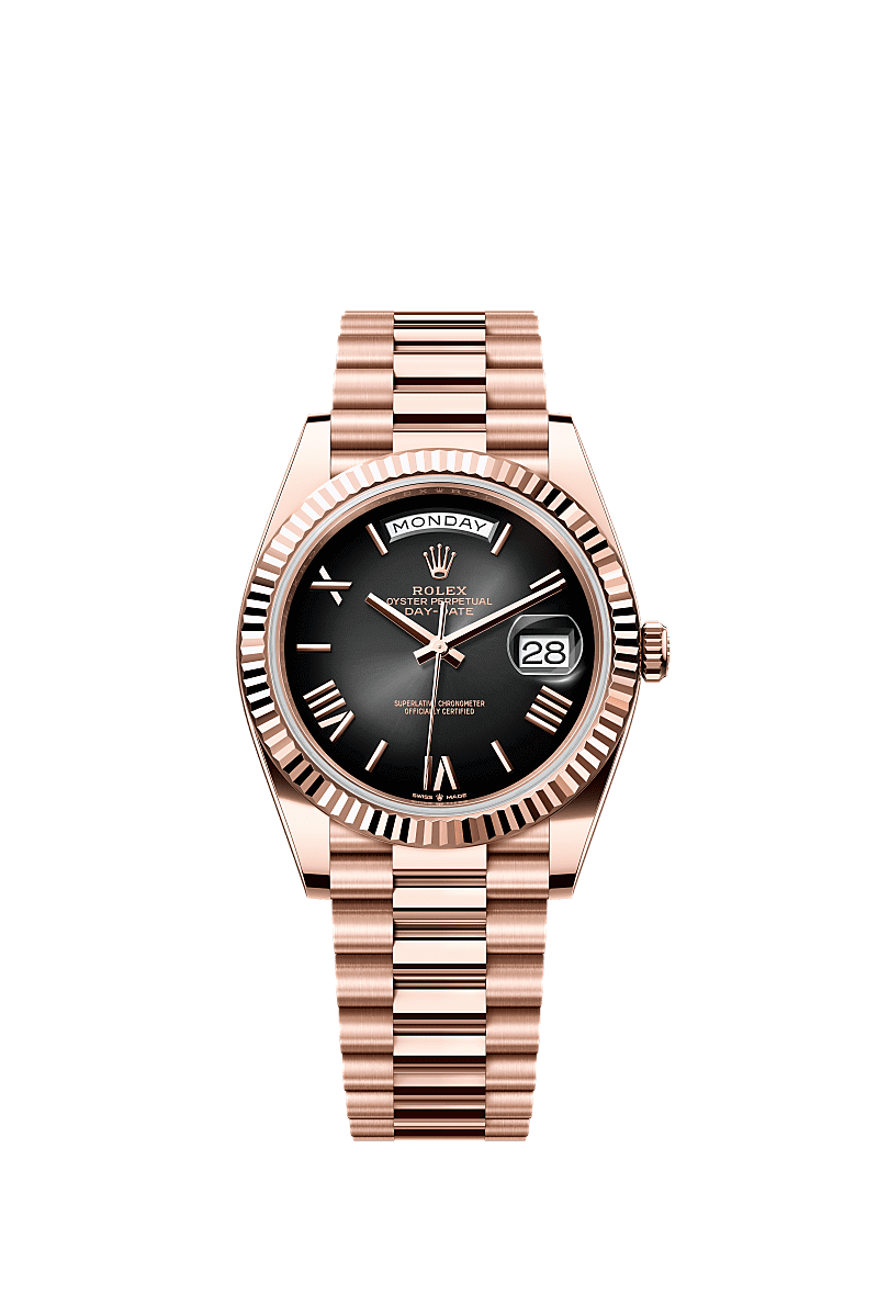 Rolex Day Date 40 Everose Slate Ombre, Referentie 228235-0055