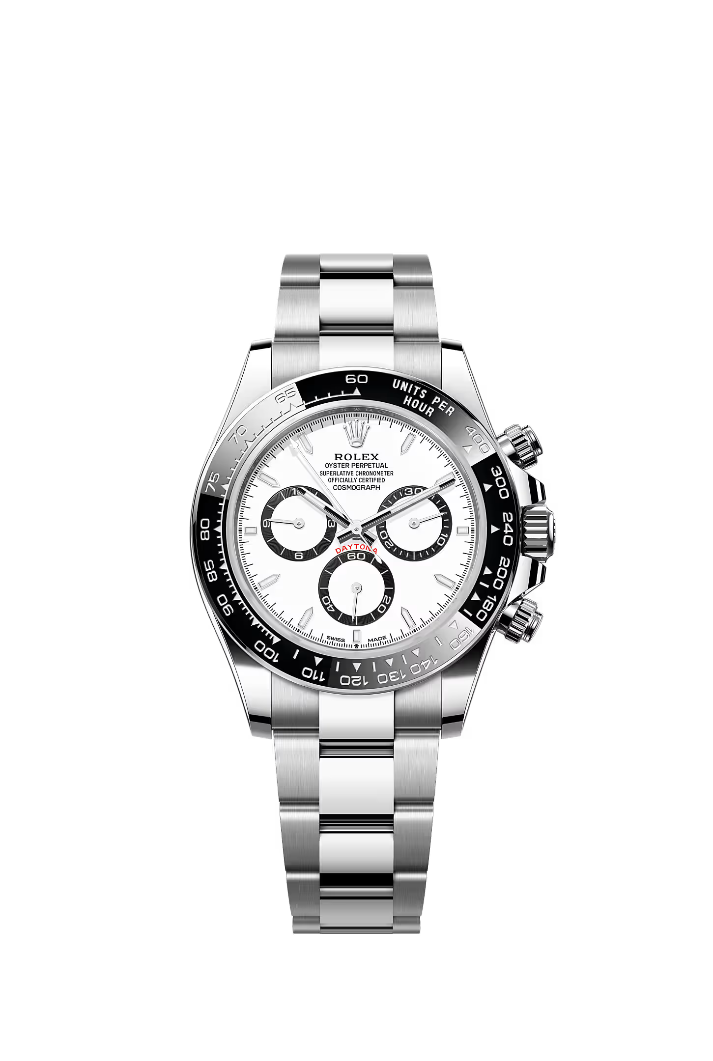 Rolex 126500LN Cosmograph Daytona Stainless Steel Cerachrom White Oyster, Referentie 126500LN-0001